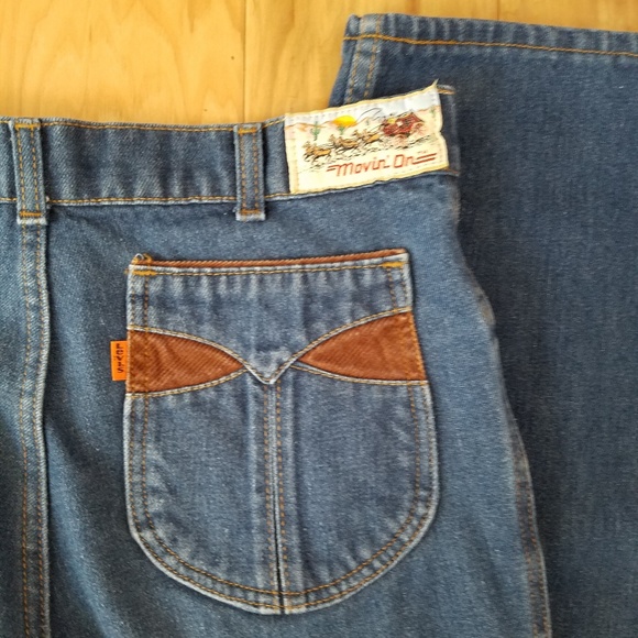 ❌SOLD❌ Vtg Levi's Orange Tab Movin' On Jeans 30 - Picture 2 of 8